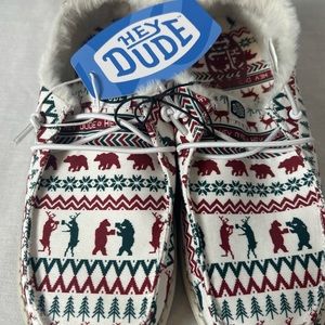 Hey Dude Festive Patterned Shoes